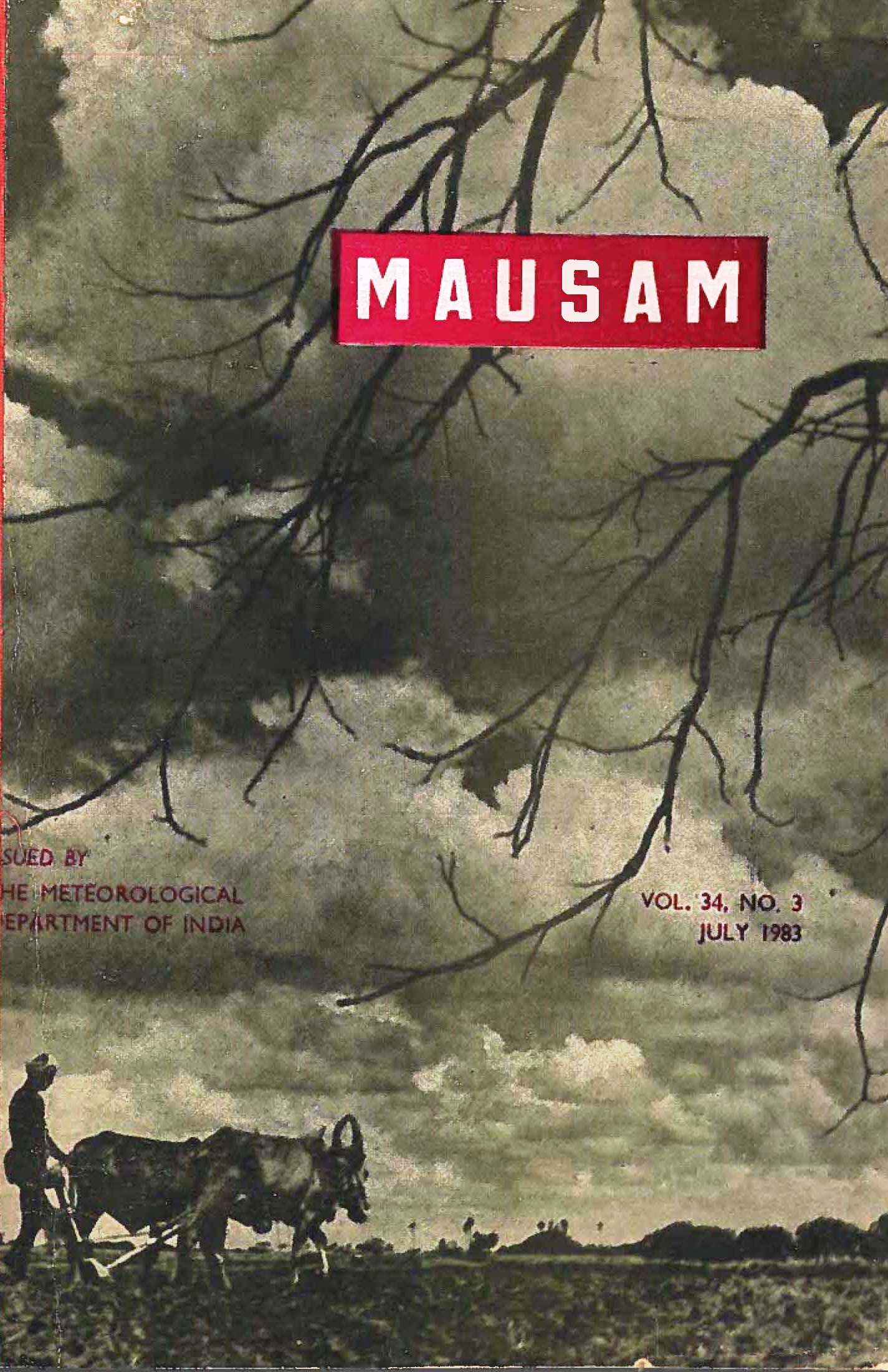 					View Vol. 34 No. 3 (1983): MAUSAM
				