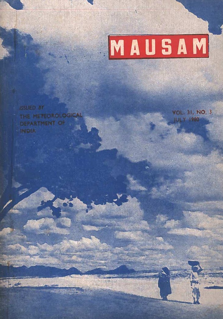 					View Vol. 31 No. 3 (1980): MAUSAM
				